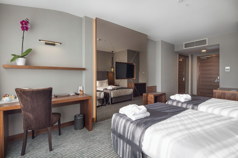 Deluxe, Twin Beds, 2 Murphy Beds, Sea View، VOLLEY HOTEL ISTANBUL 3/9