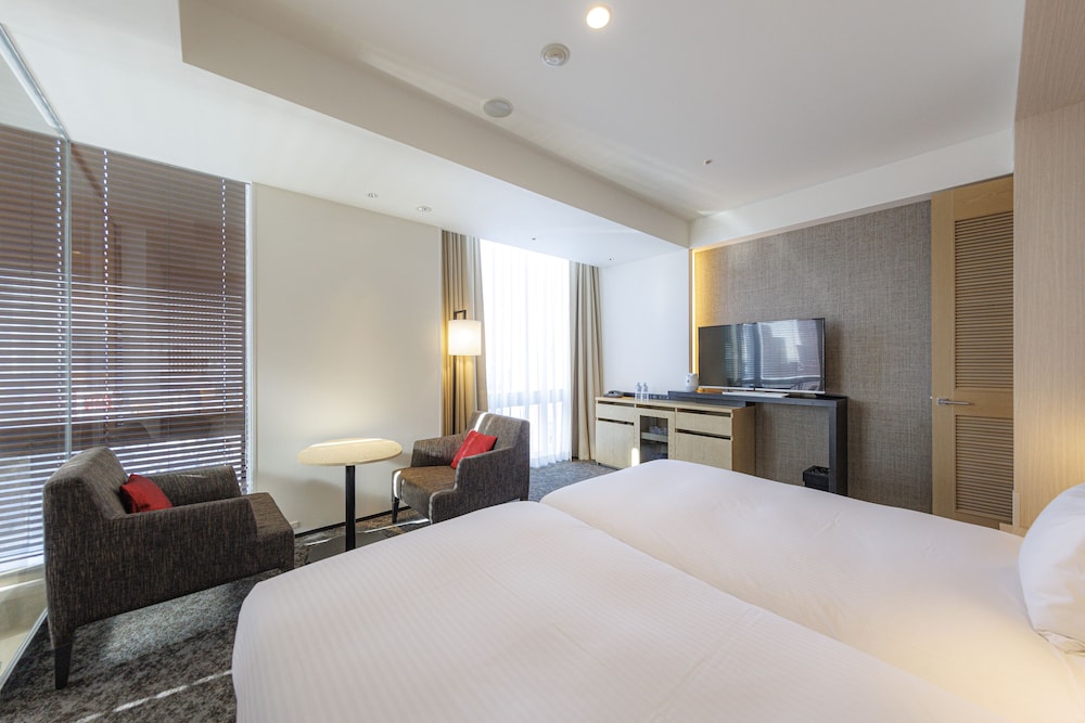 غرفة بريميوم بسريرين منفصلين بإطلالة، JR Kyushu Hotel Blossom Shinjuku 2/10