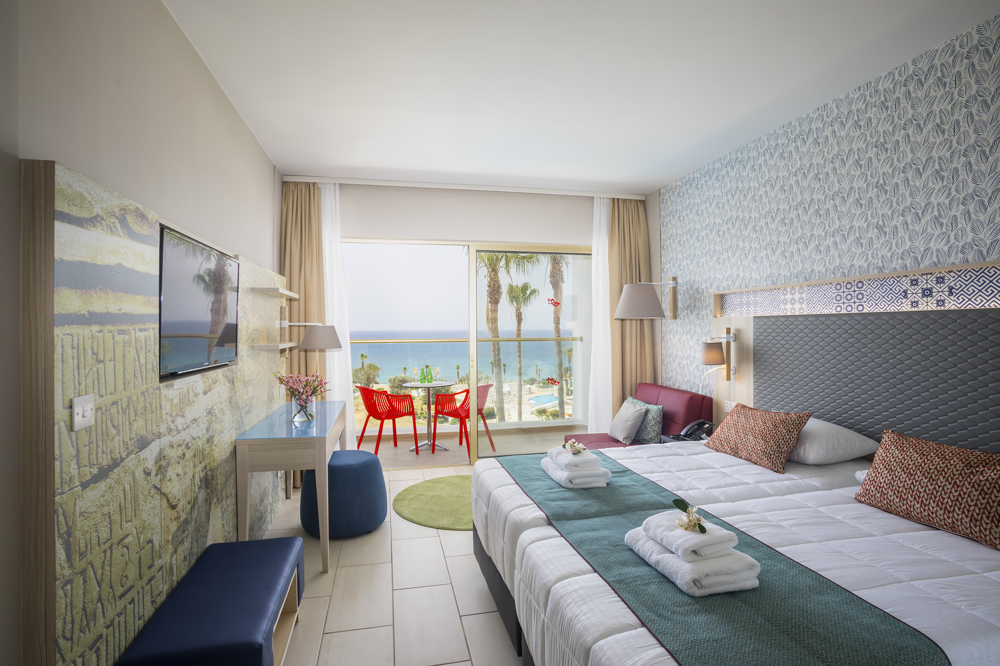 Double Twin Room Sea View