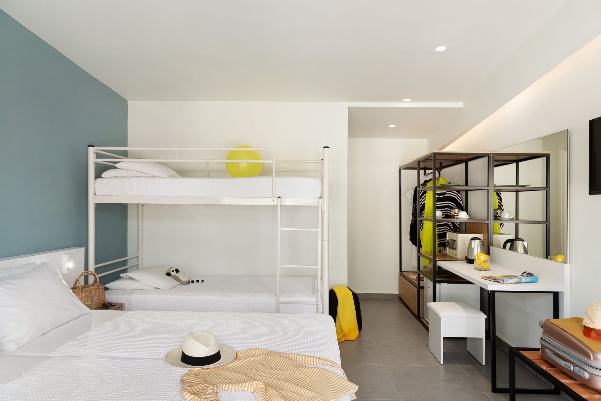 Open Plan, Superior, Family, Bunk Bed