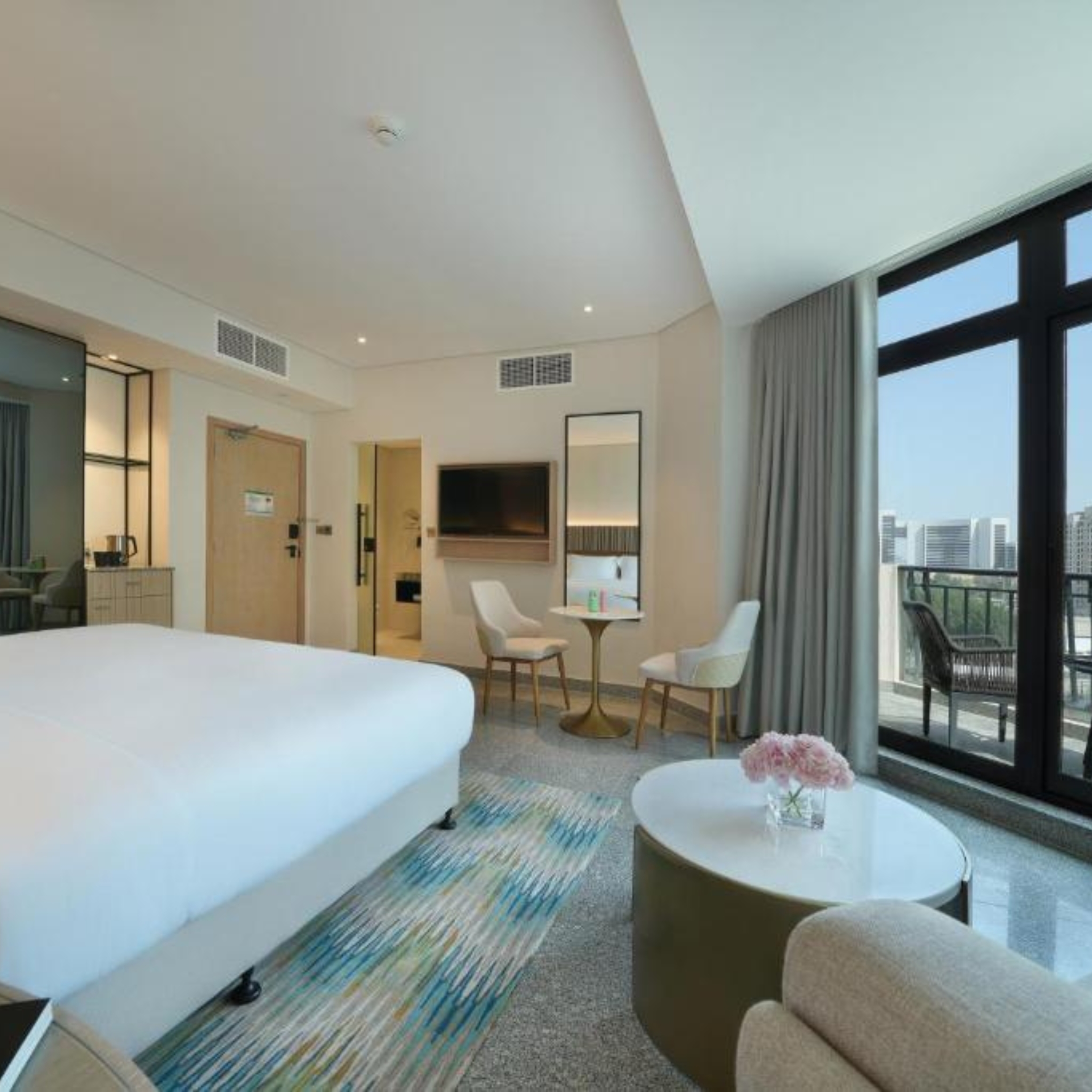 Room, Double Bed, Balcony