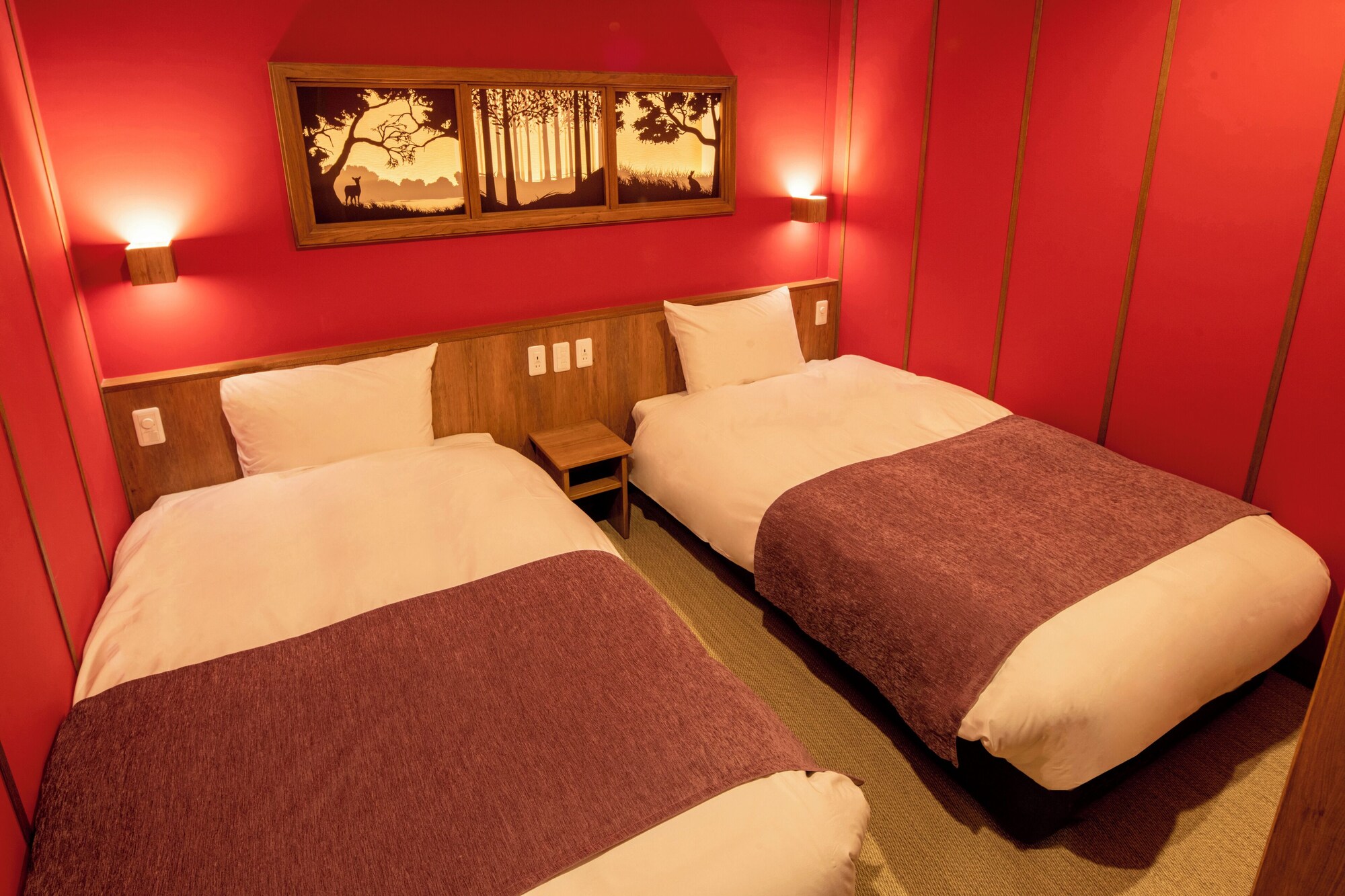 Deluxe, Twin Beds, Outdoor Bath