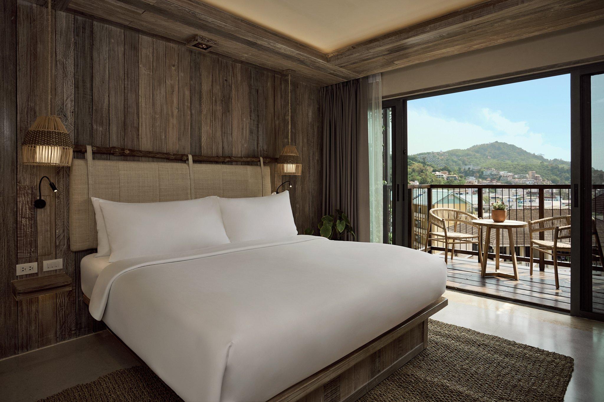 غرفة بريميوم بسرير مزدوج بإطلالة على المدينة، Dinso Resort 4/7