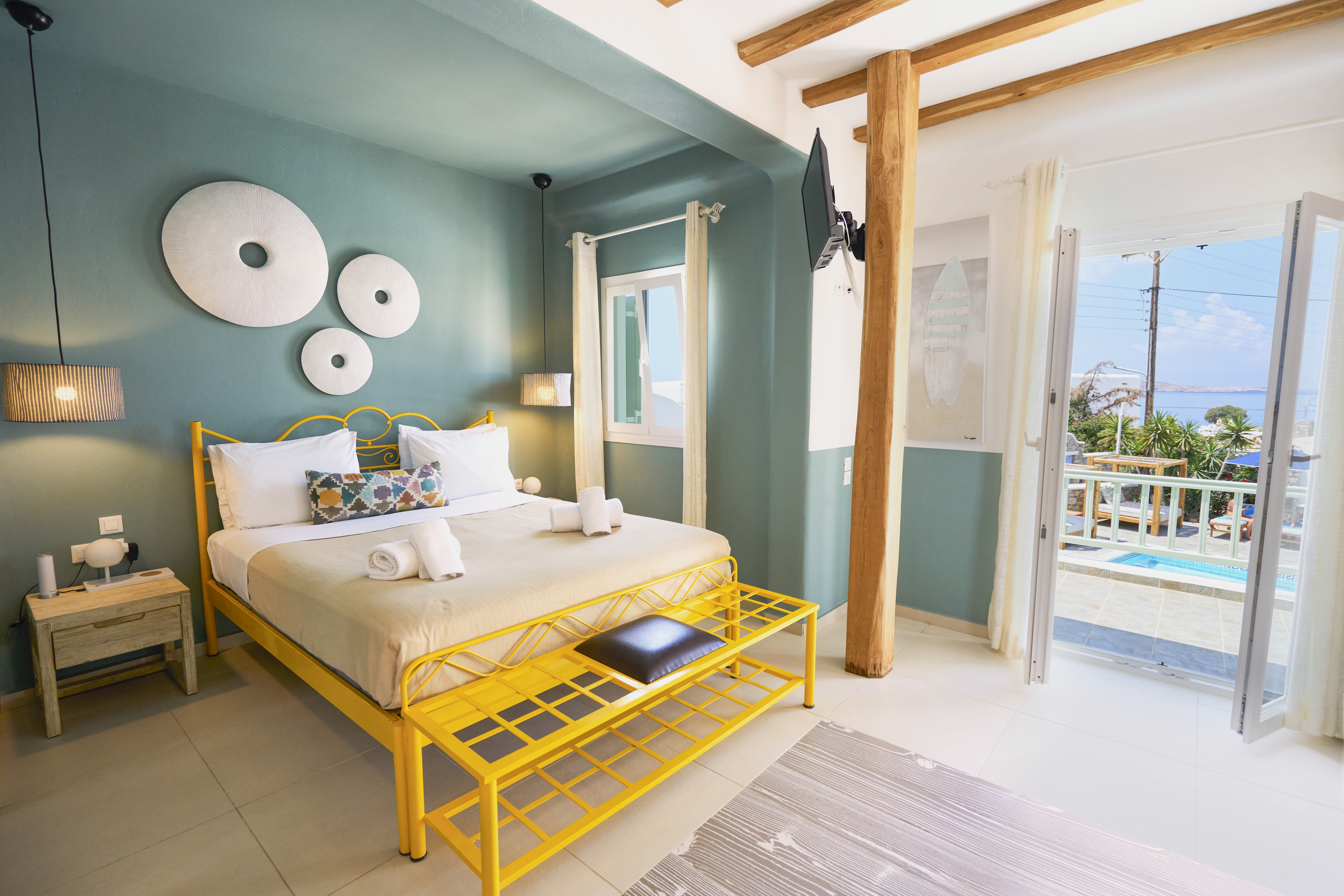 غرفة سوبيريور بسرير مزدوج أو سريرين منفصلين بإطلالة على البحر، Bellissimo Resort 2/9