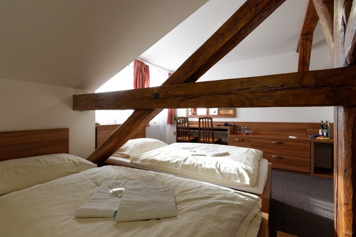 Room, Double Bed, Private Bathroom, Attic