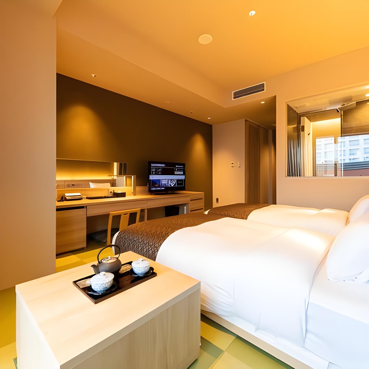 Japanese Western, Moderate, Twin Beds