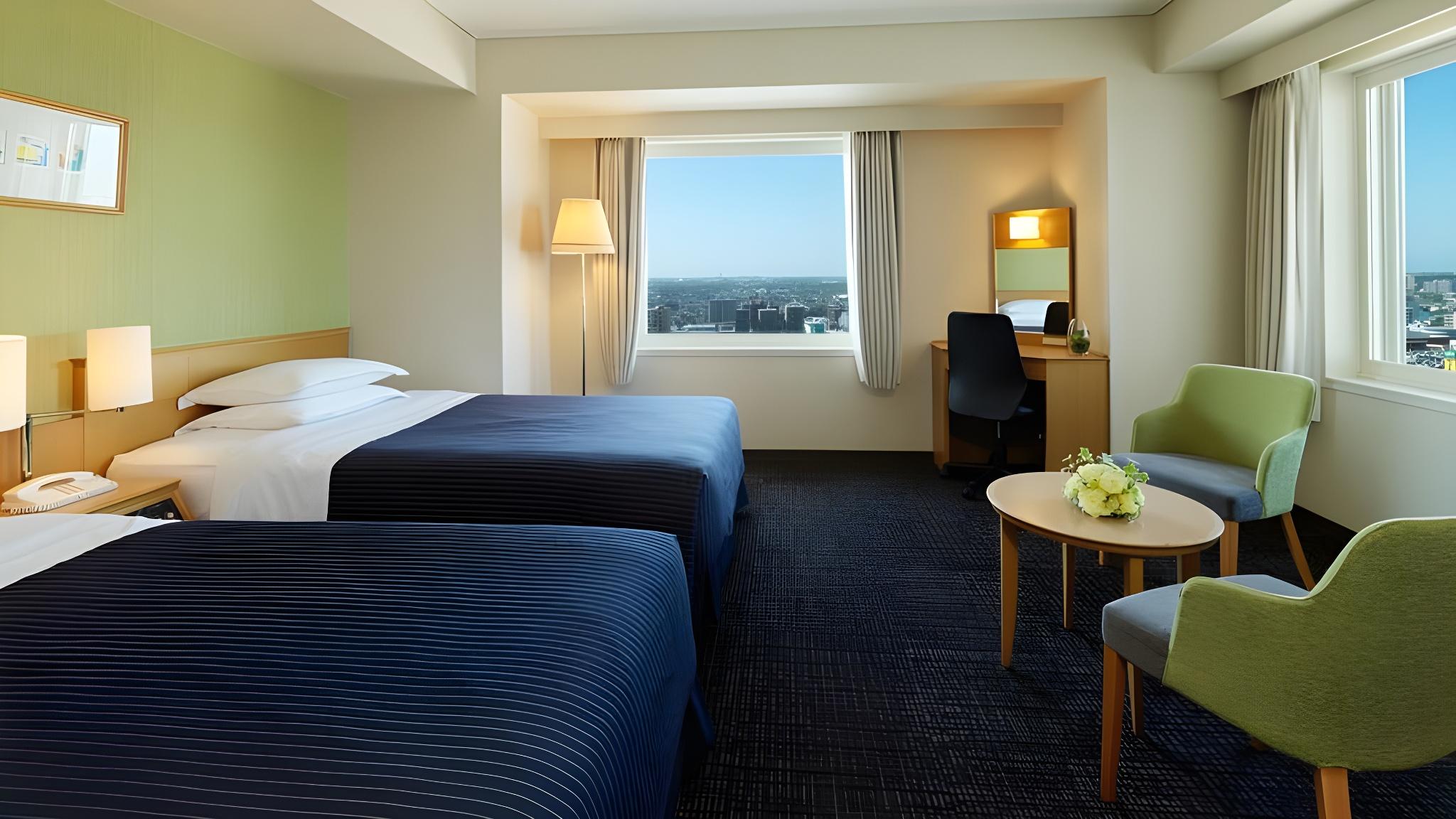 Standard, Twin Beds, Corner, Smoking
