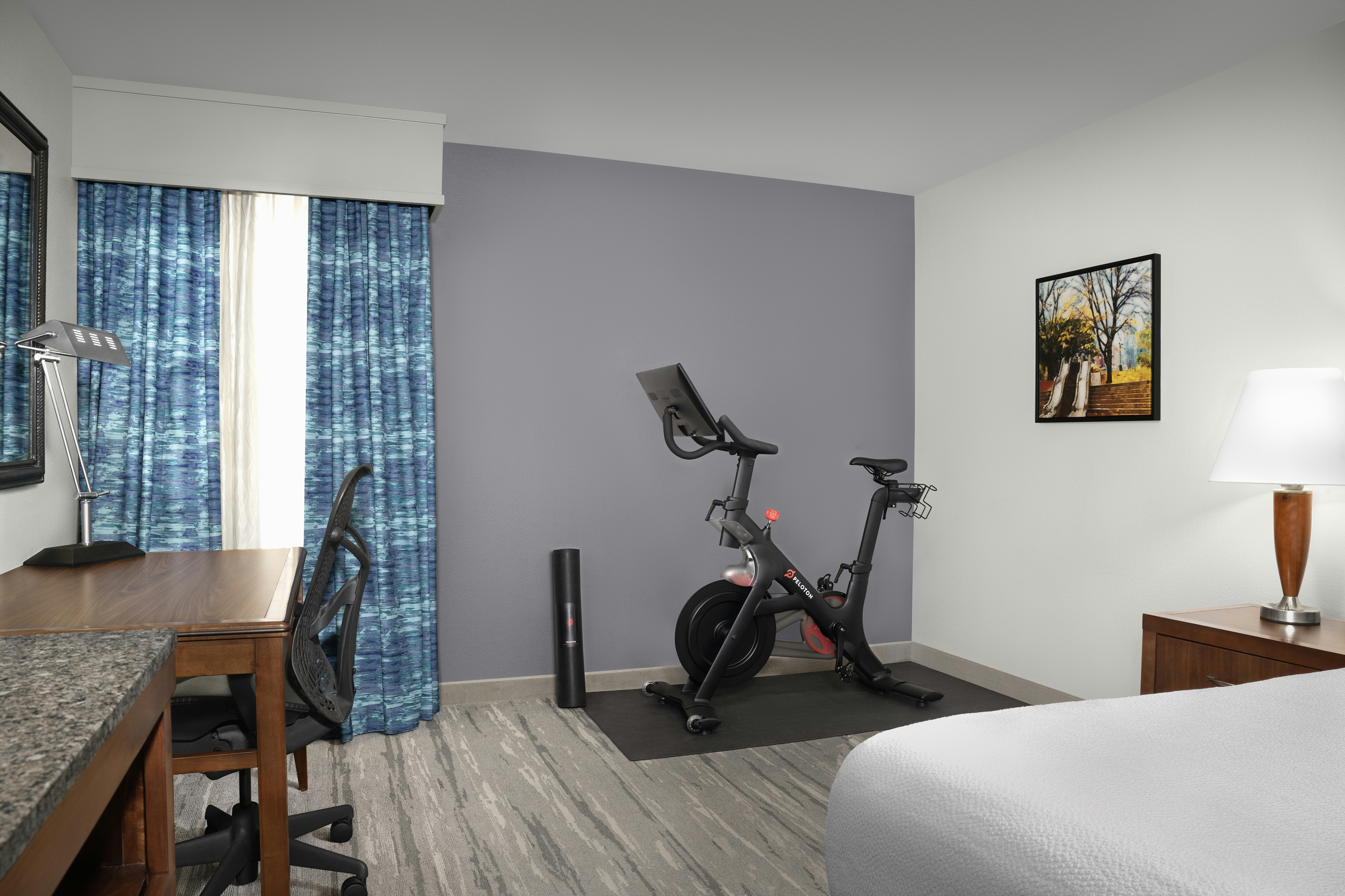 Room, King Bed, Peloton