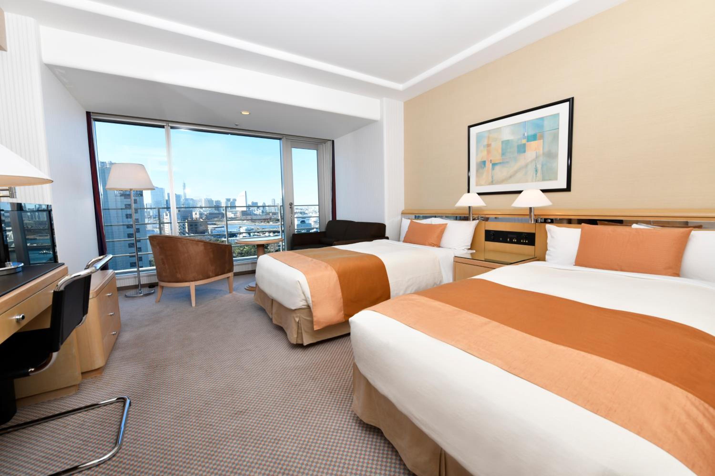 Tower, Twin Beds, Sofa, Smoking