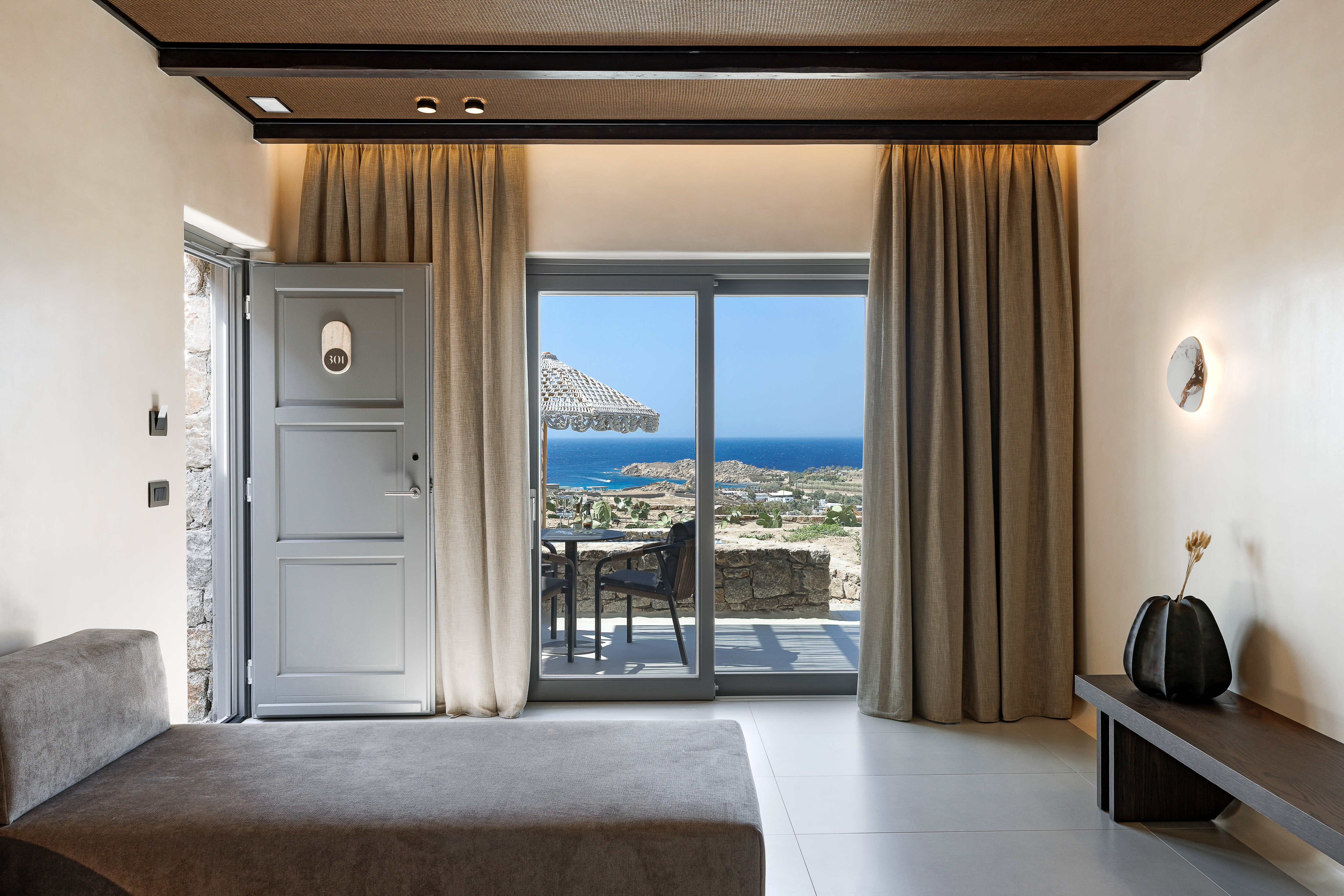 غرفة سوبيريور بسرير مزدوج بإطلالة على البحر بجاكوزي، Maximus Mykonos Adults Only 3/4