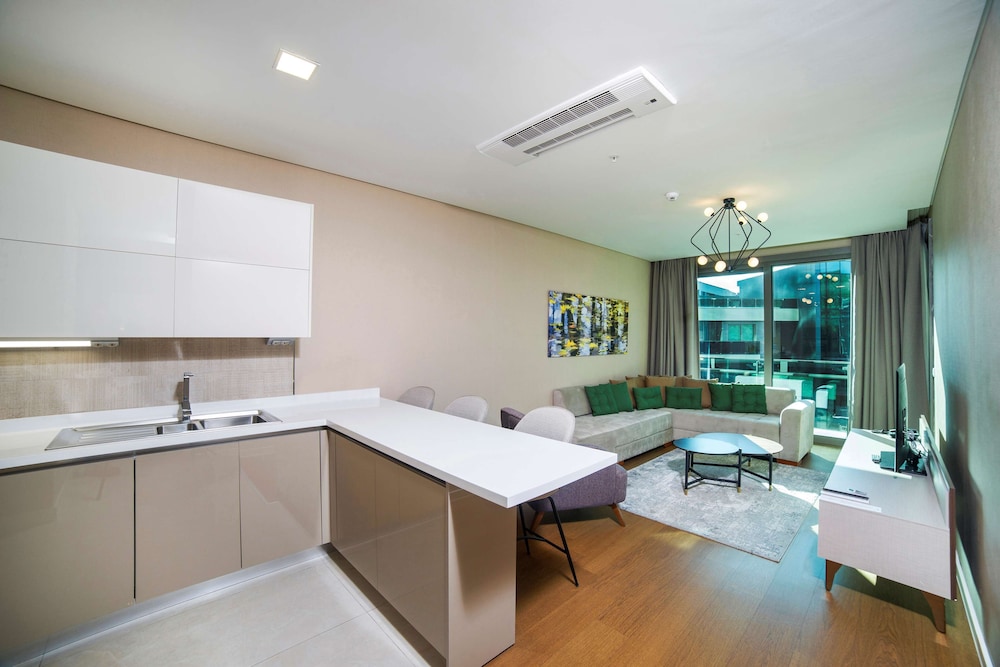 غرفة سوبيريور عائلية بسرير كينج بـ3 غرف نوم، Radisson Residences Vadistanbul 10/10