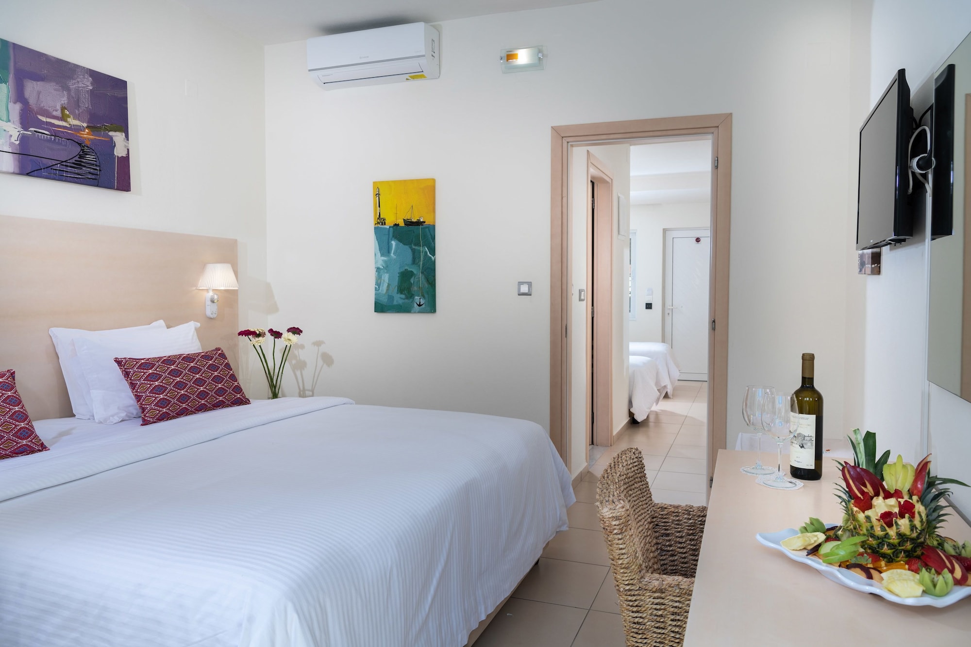 غرفة ديلوكس عائلية بسرير كينج وسريرين منفصلين بغرفتي نوم، High Beach Resort & Spa 9/10