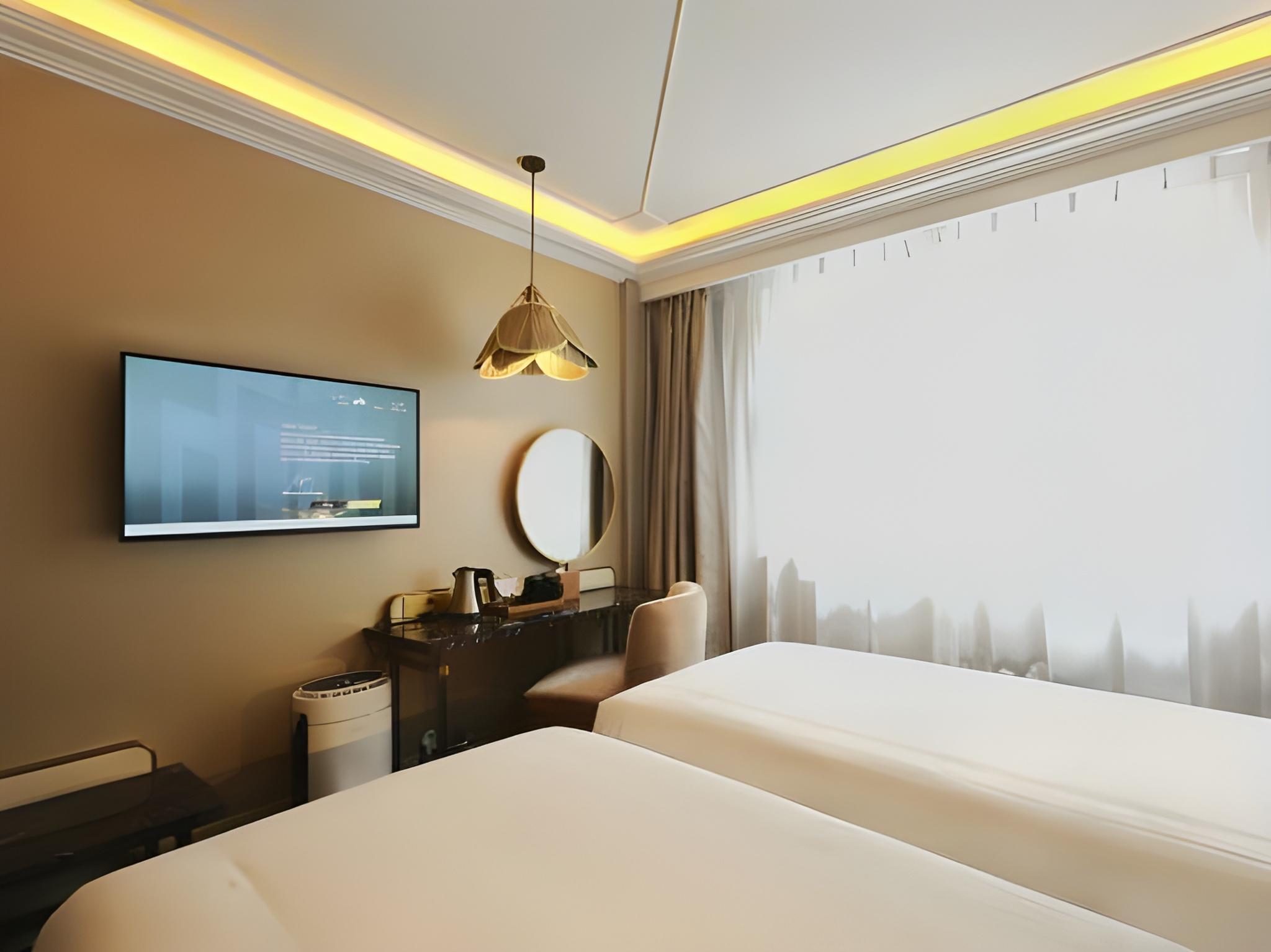 Boutique, Twin Beds، Jinjiang Metropolo Shanghai Xintiandi Hotel 2/2