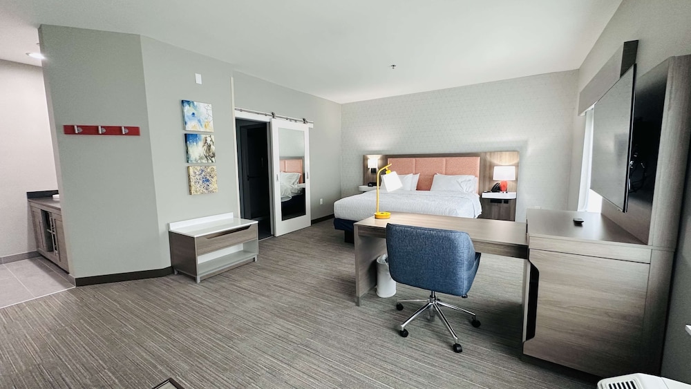 جناح استوديو بسرير كينج مع أريكة، Hampton Inn & Suites Weatherford 10/10