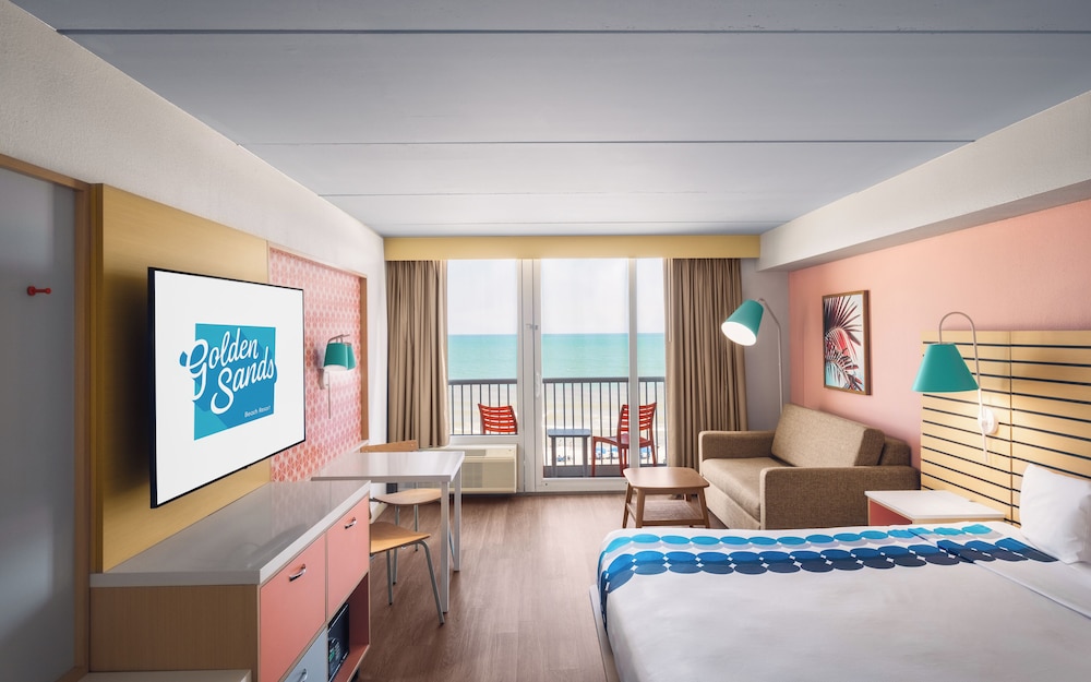 غرفة بسرير كينج بإطلالة على البحر