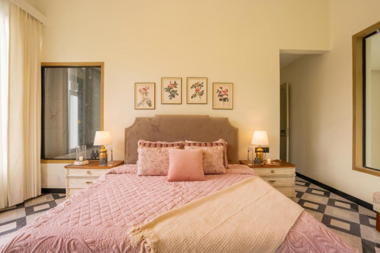 Room at ELIVAAS Purosol 3BHK Pool Villa close to Ozran Beach, VAGATOR