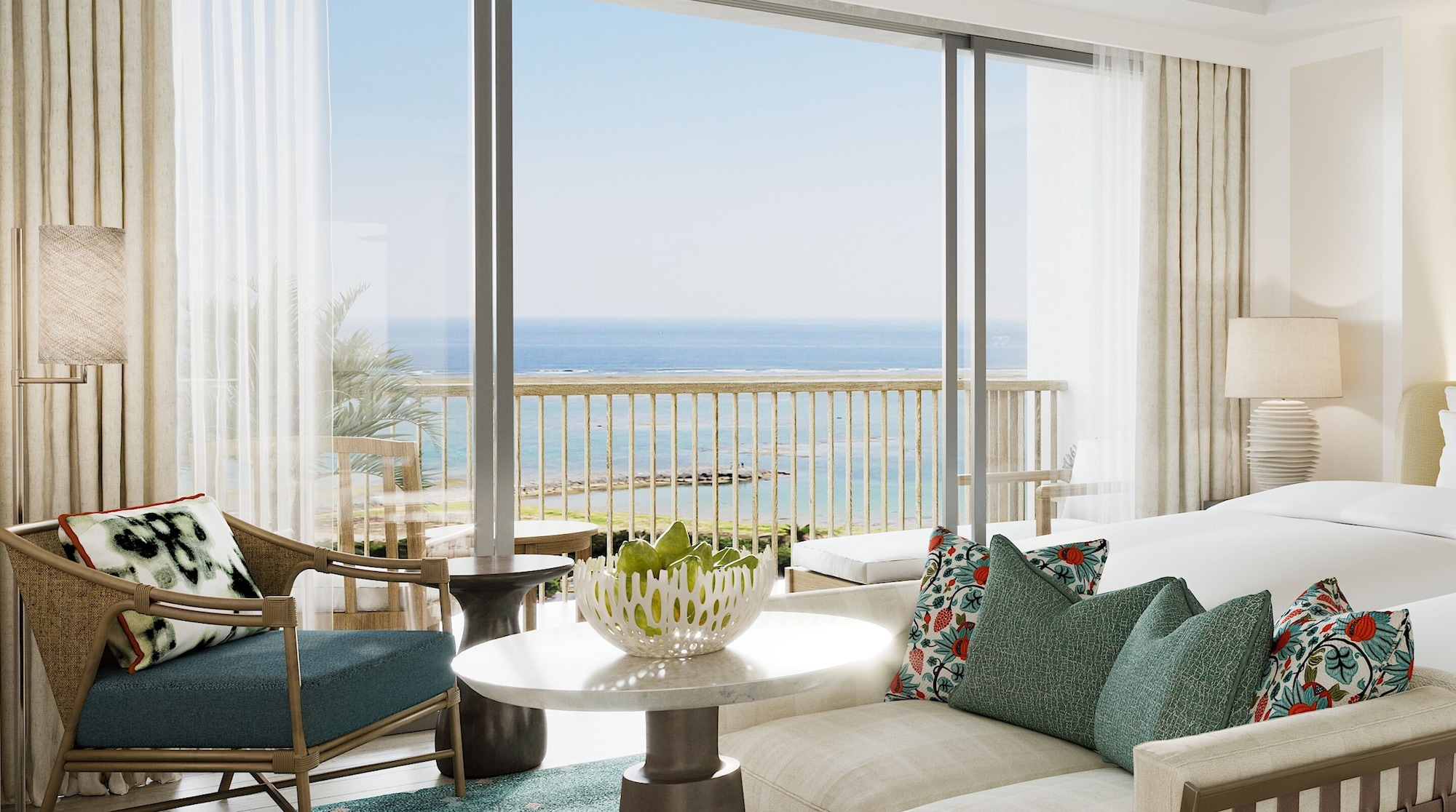 Room, Twin Beds, Ocean View, Club Wing