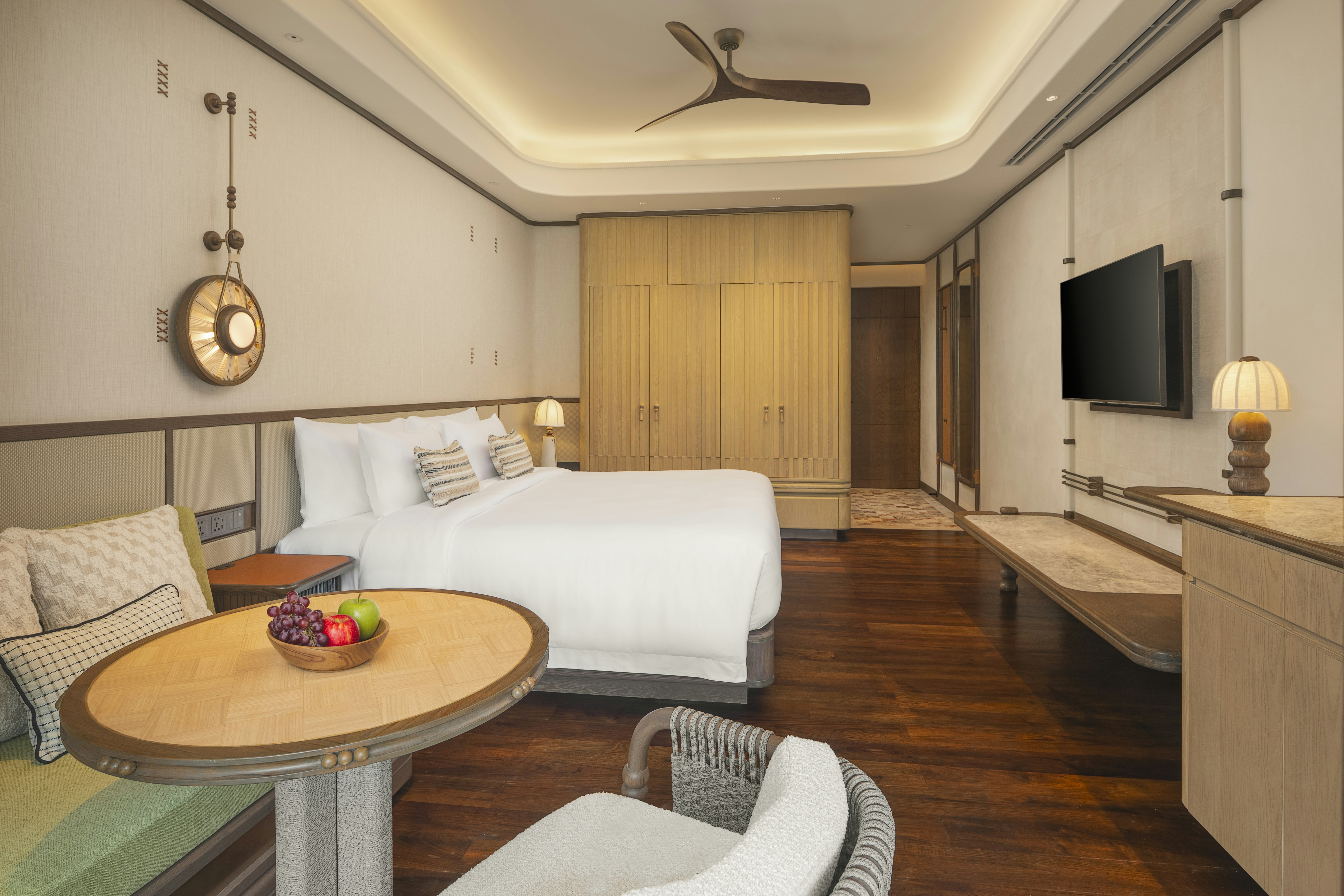 غرفة بريميوم ديلوكس بسرير كينج بإطلالة على البحر، Centara Grand Beach Resort Hua Hin 3/3
