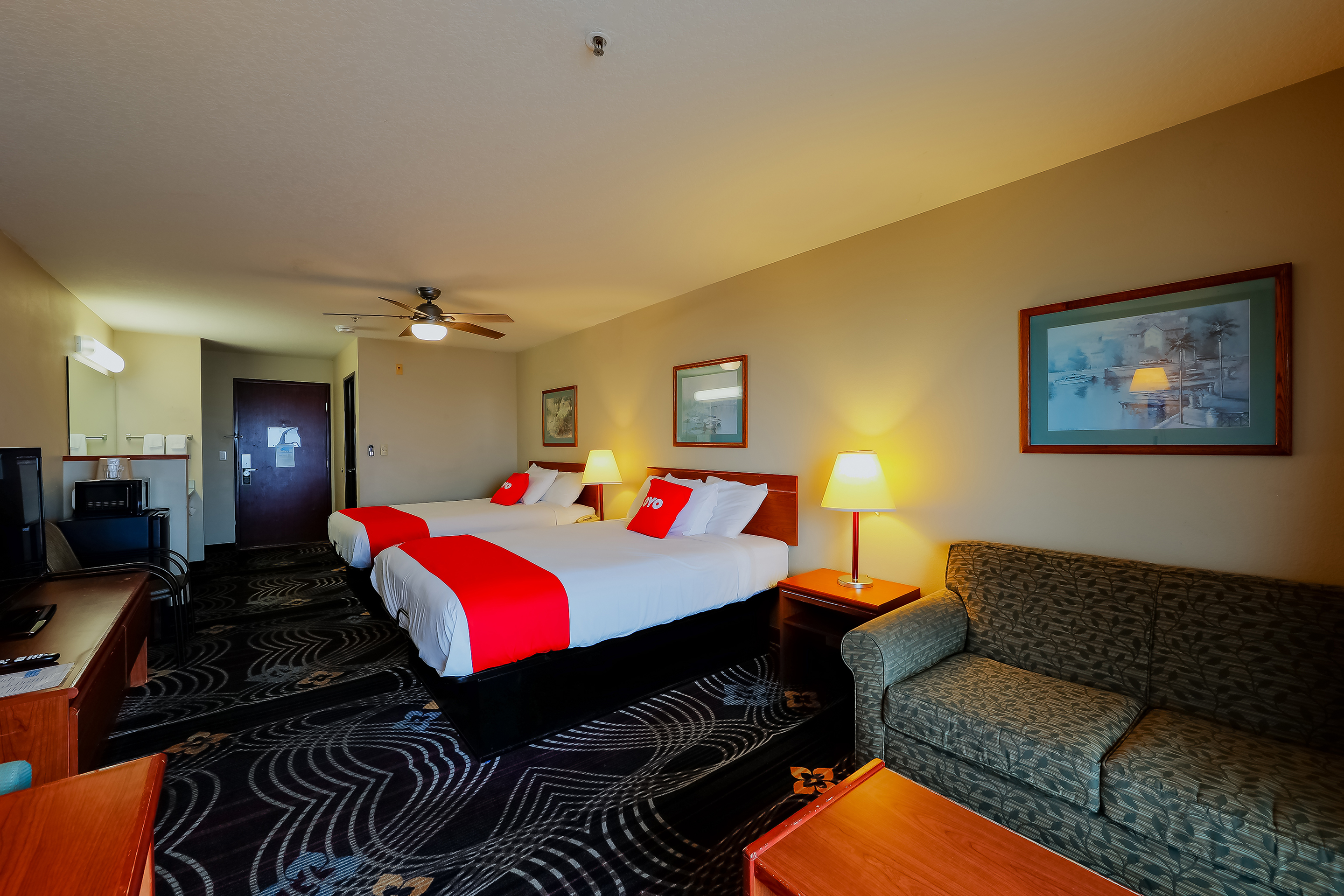 غرفة بسرير مزدوج بإطلالة على البحر، Siletz Bay Beachfront Hotel by OYO Lincoln City 7/10