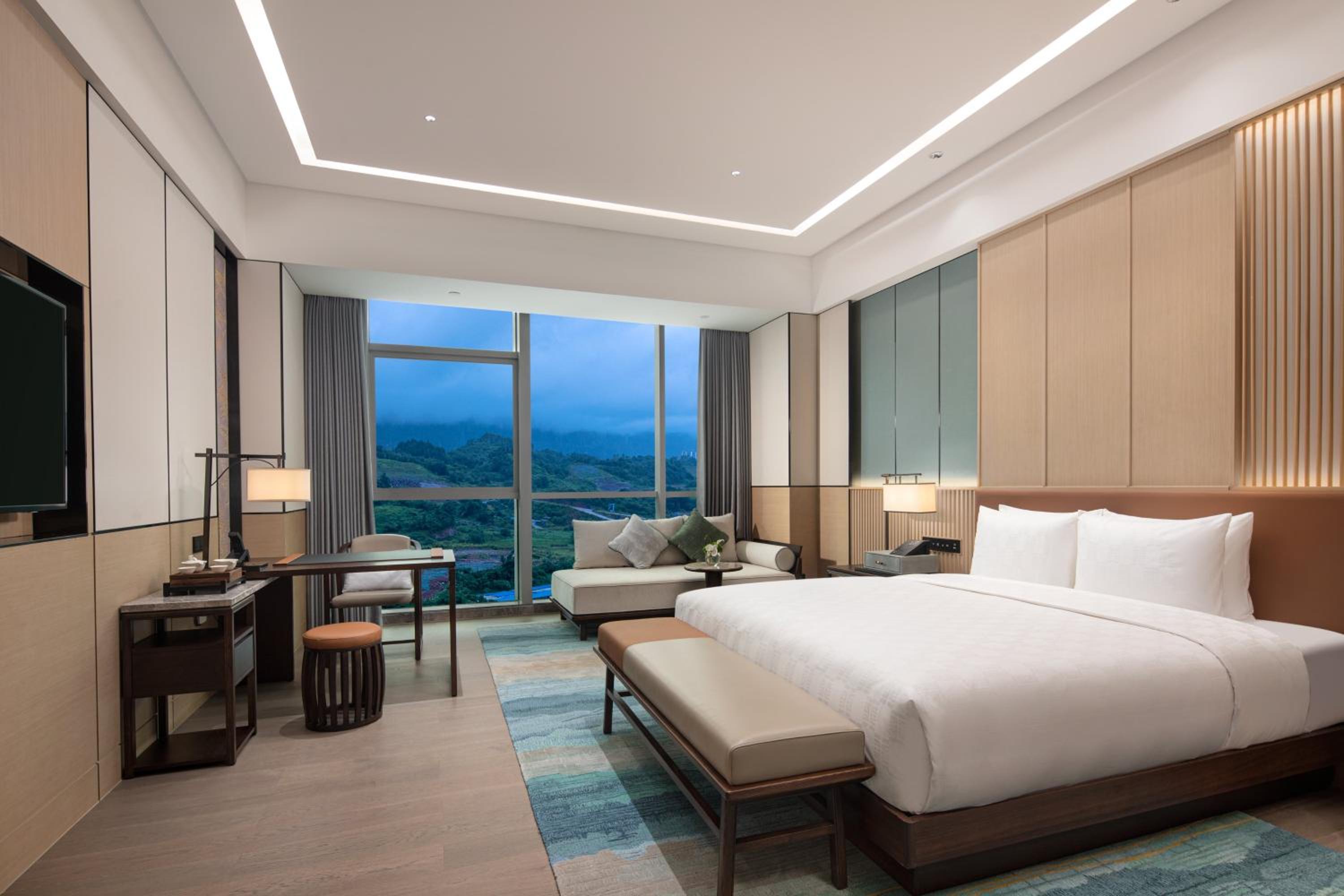 Standard, King Bed, City and River View