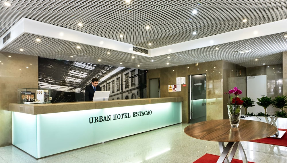 Lobby at Hotel Estacao Braga, BRAGA
