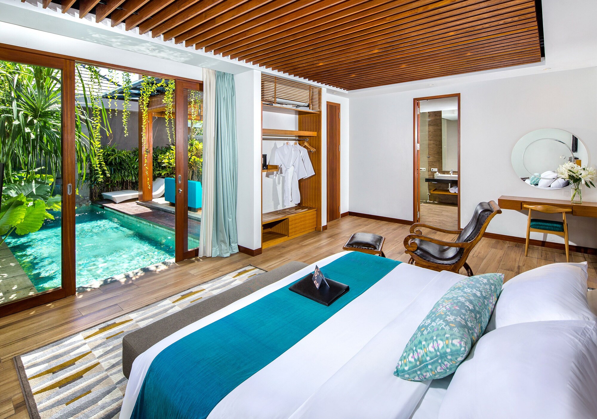 فيلا بسريرين كينج بغرفتي نوم بمسبح خاص، S18 Bali Villas 2/3