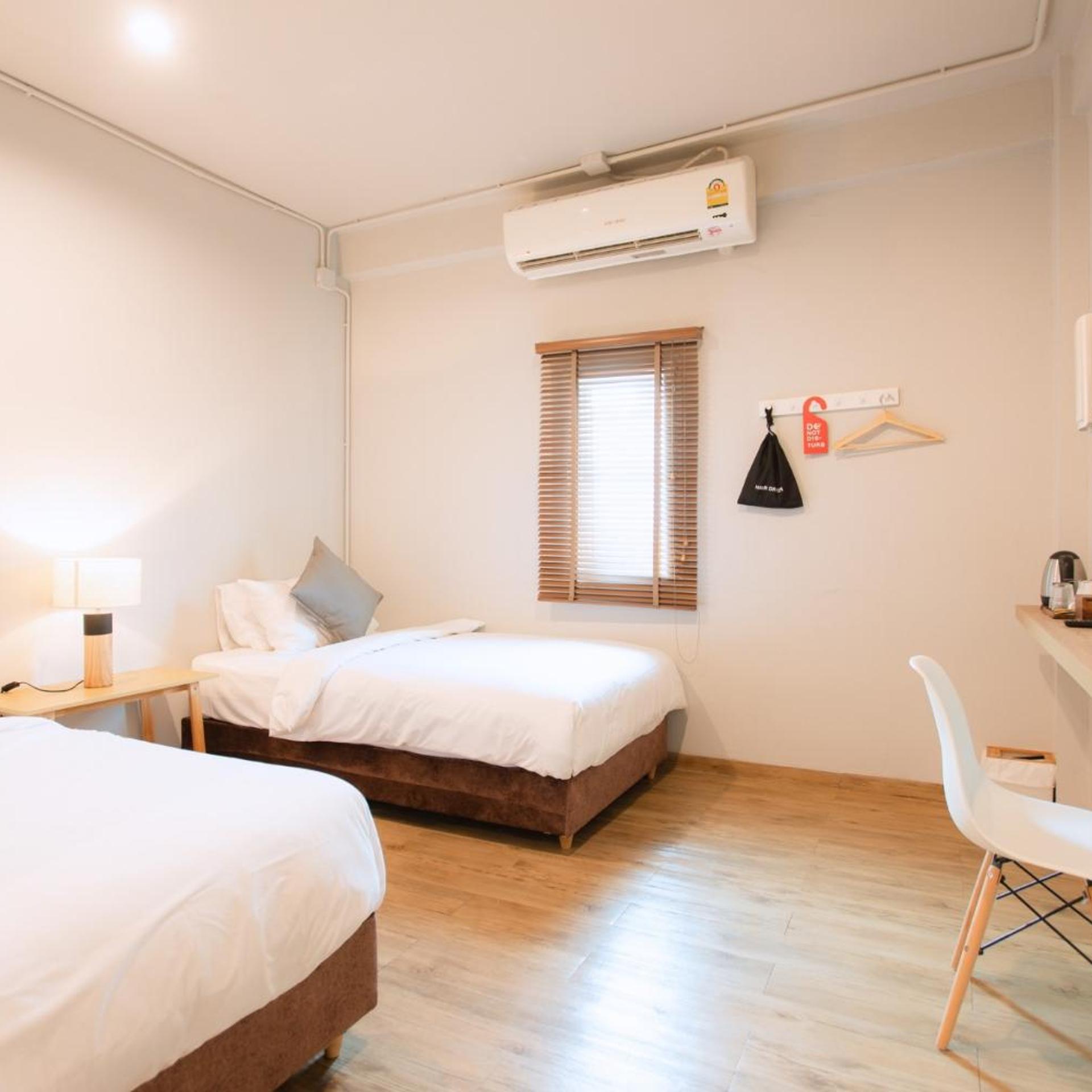 غرفة سوبيريور بسريرين منفصلين بحمام خاص، Hotel PAPA Bangkok Siriraj 7/10