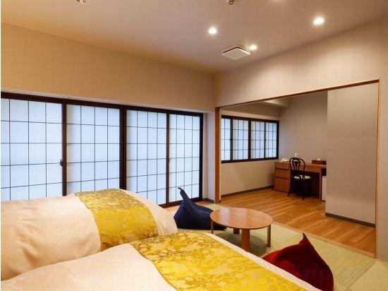 Semi Room, Japanese Western, Comfort, 2 Semi Double Beds, Mountain View, Low Floor, Annex