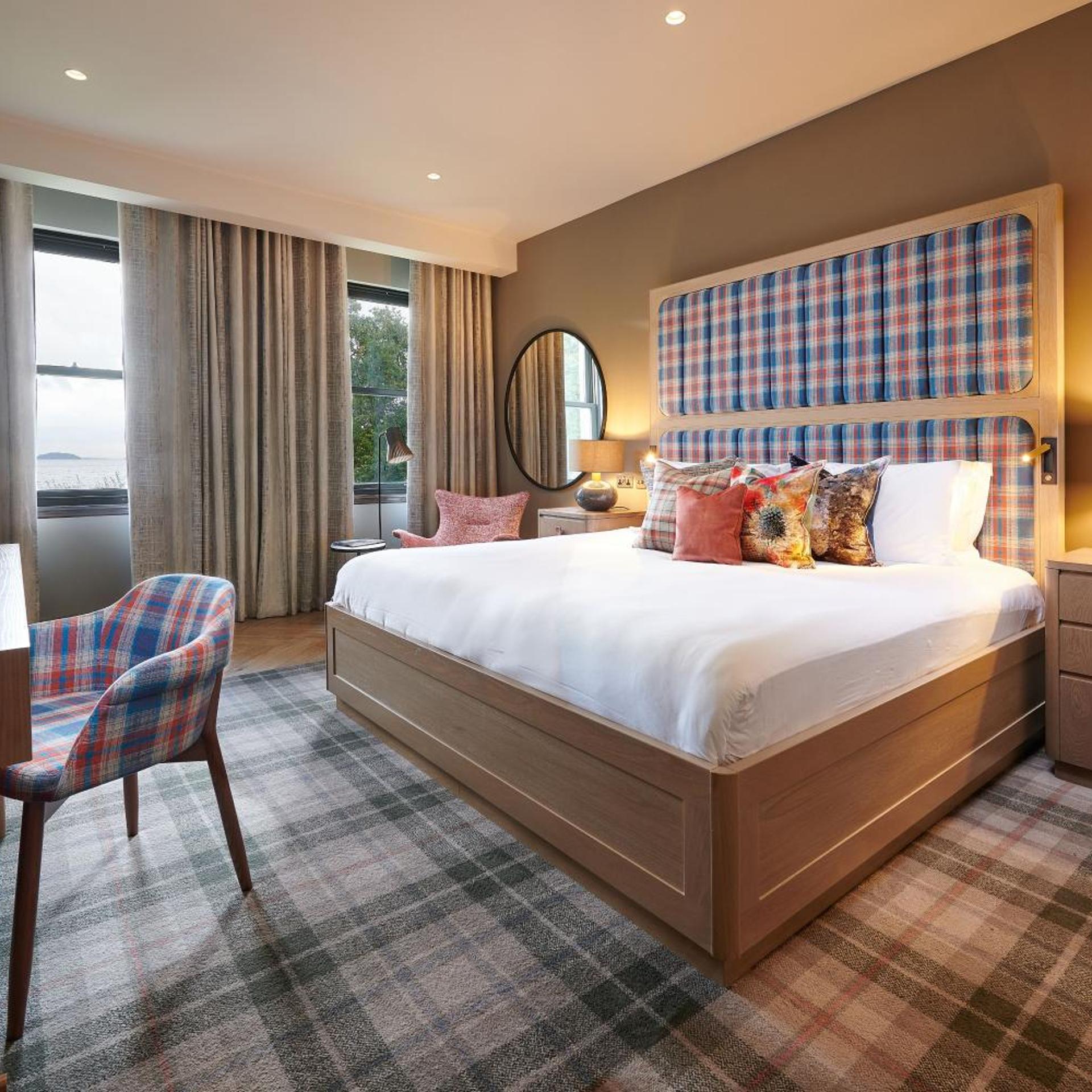 Room, Double Bed, Loch View, Balcony