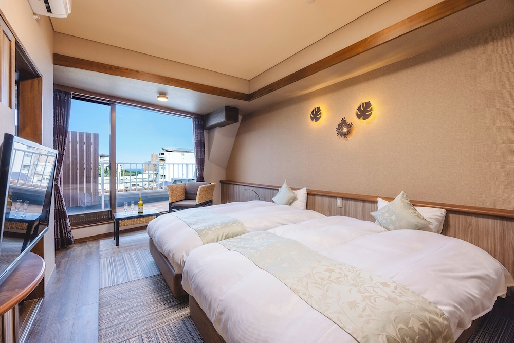 Room, Twin Beds, Outdoor Bath, High Floor