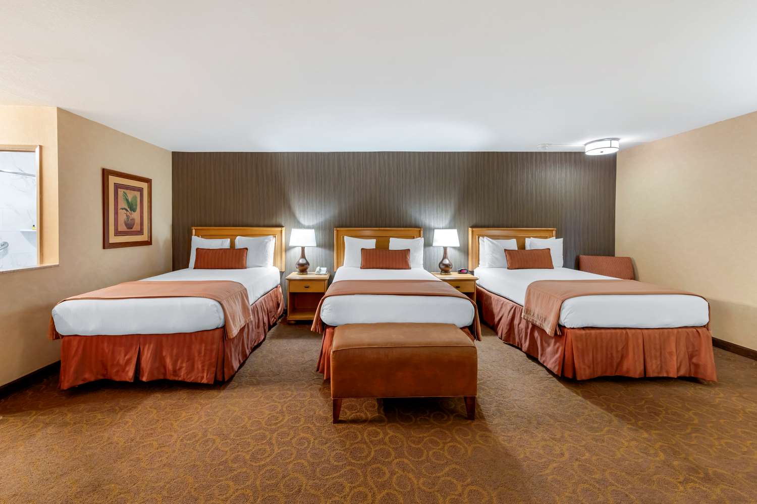 Suite, King Bed, 3 Double Beds, 2 Bathrooms