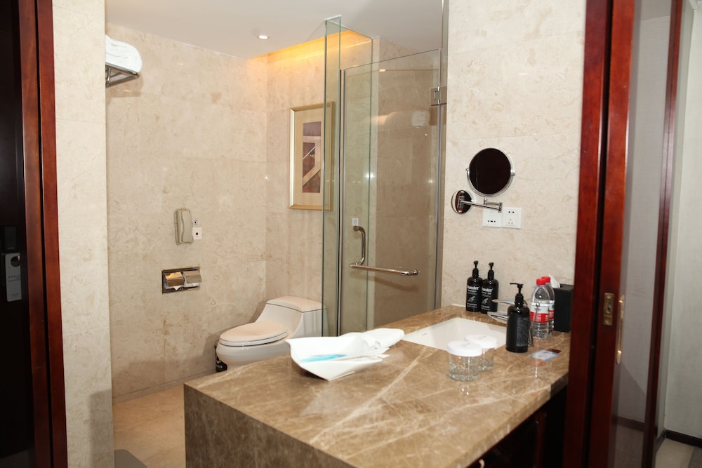 غرفة ديلوكس بسريرين منفصلين، Wyndham Wenzhou 4/4
