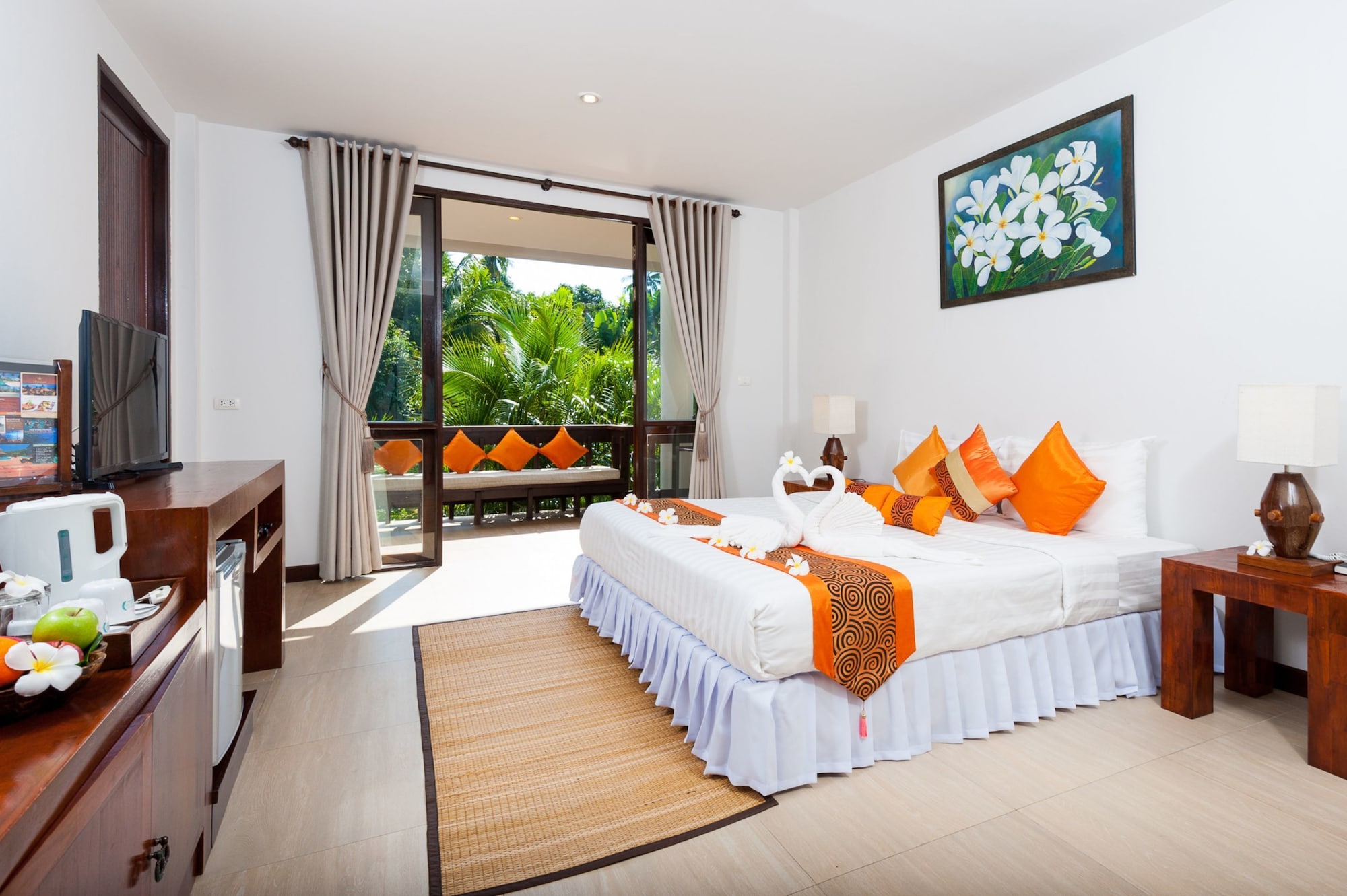 Deluxe, Double Bed, Garden View