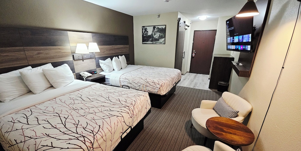 غرفة قياسية بسريرين كوين بشرفة، Roosevelt Inn Mount Rushmore 4/8