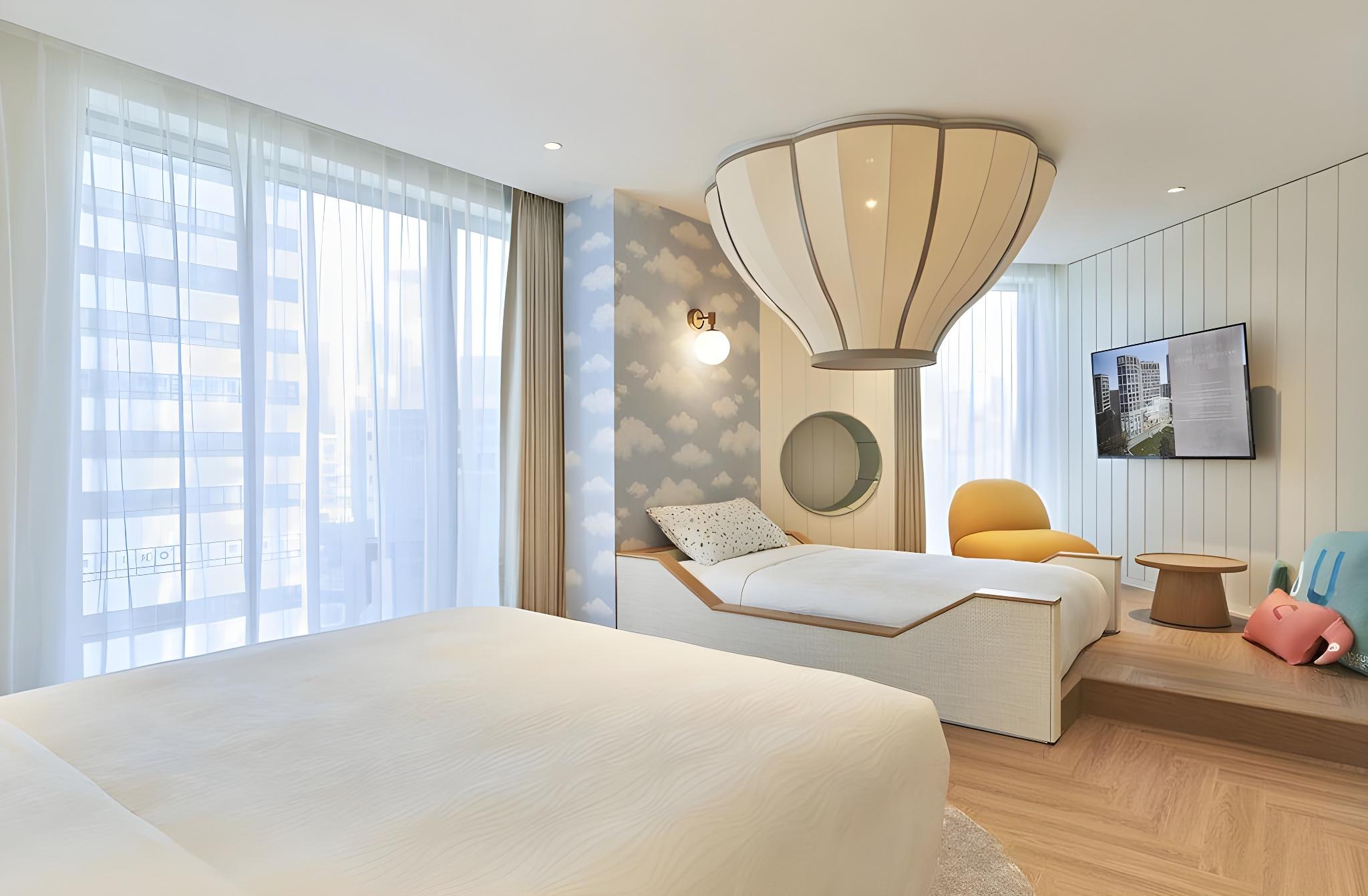 Kids, Deluxe, Single Bed, City View