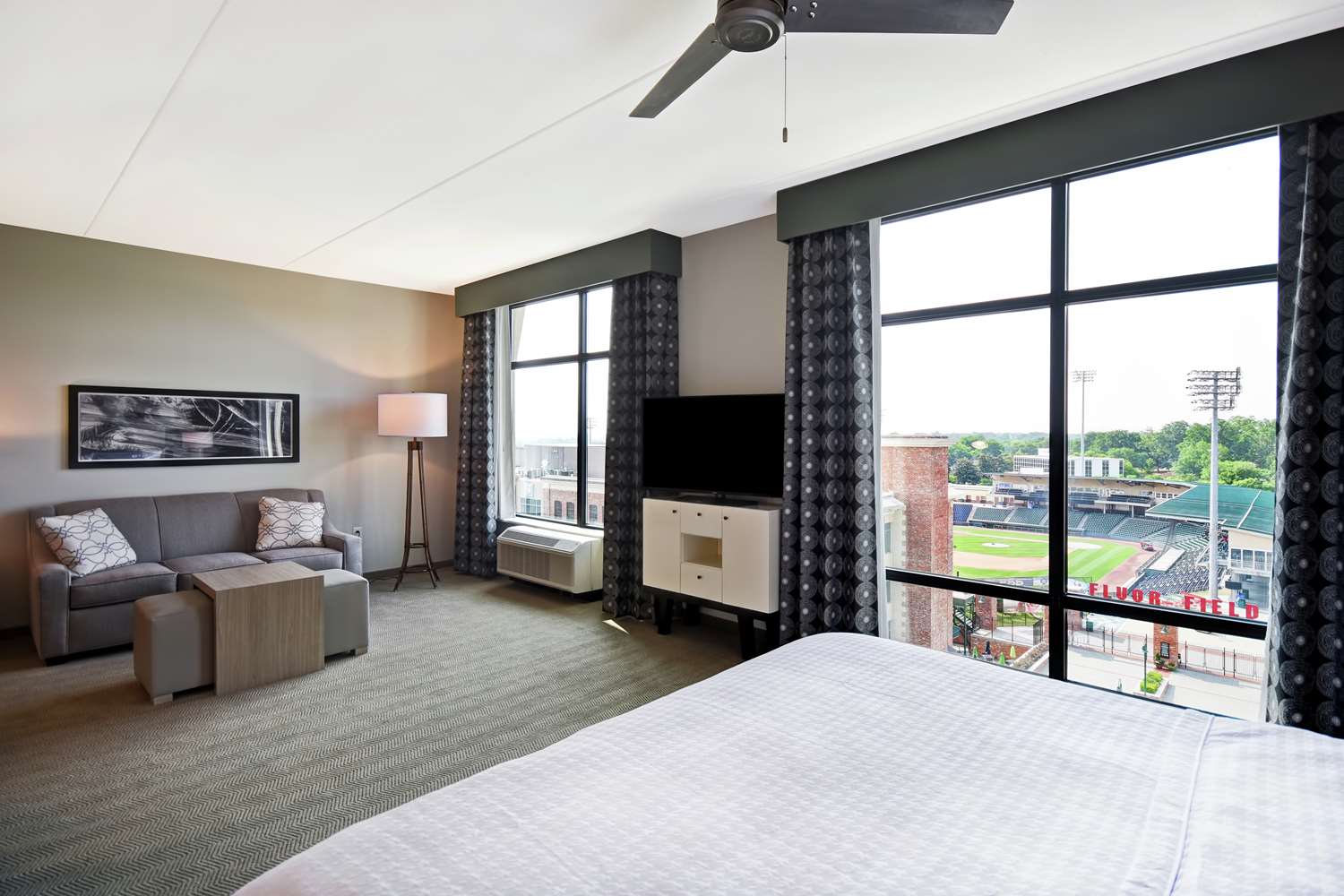 Studio, Suite, King Bed, Ballpark View