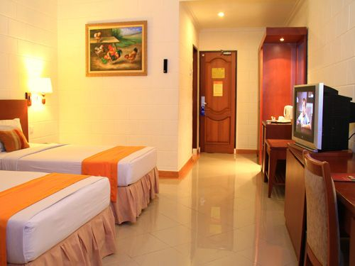 غرفة سوبيريور بسريرين منفصلين للمدخنين، Hotel Mega Lestari 3/4