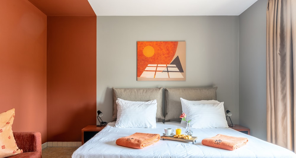 غرفة قياسية بسريرين منفصلين في الملحق، Boutique Beach Resort Podstine 4/4