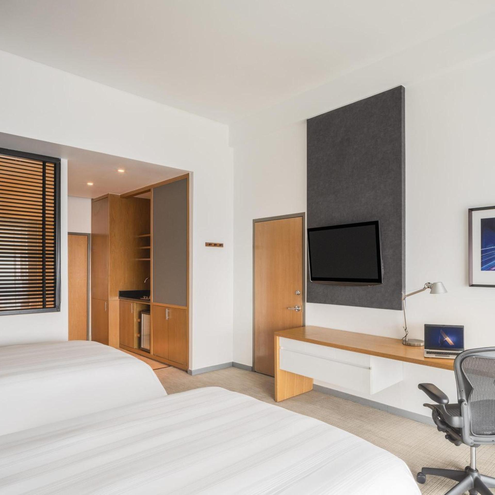 غرفة كلاسيكية بسريرين كوين بإطلالة، The Paragon Hotel Mexico City Santa Fe by Accor 5/10