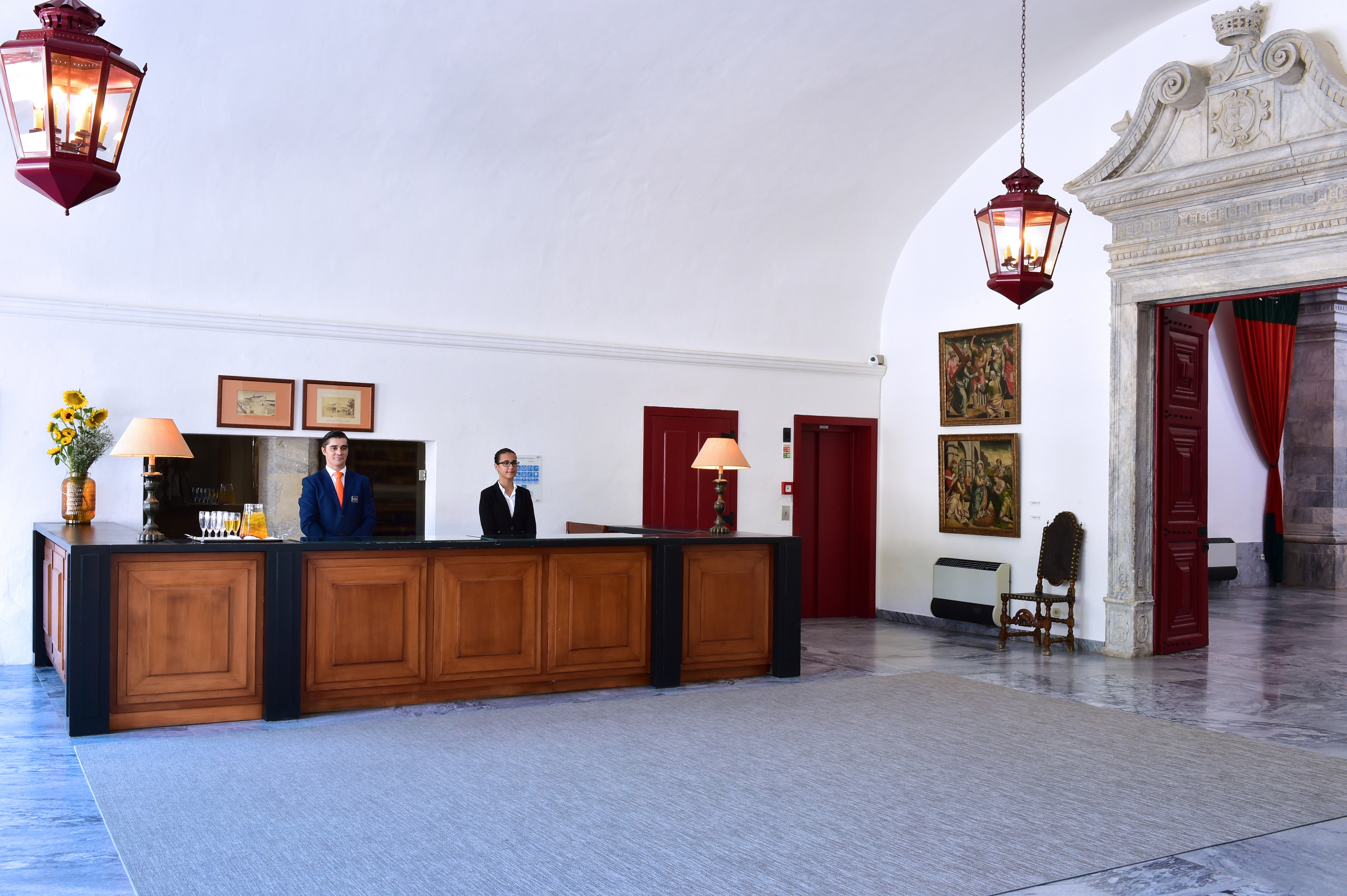 Lobby at Pousada Convento Beja, BEJA