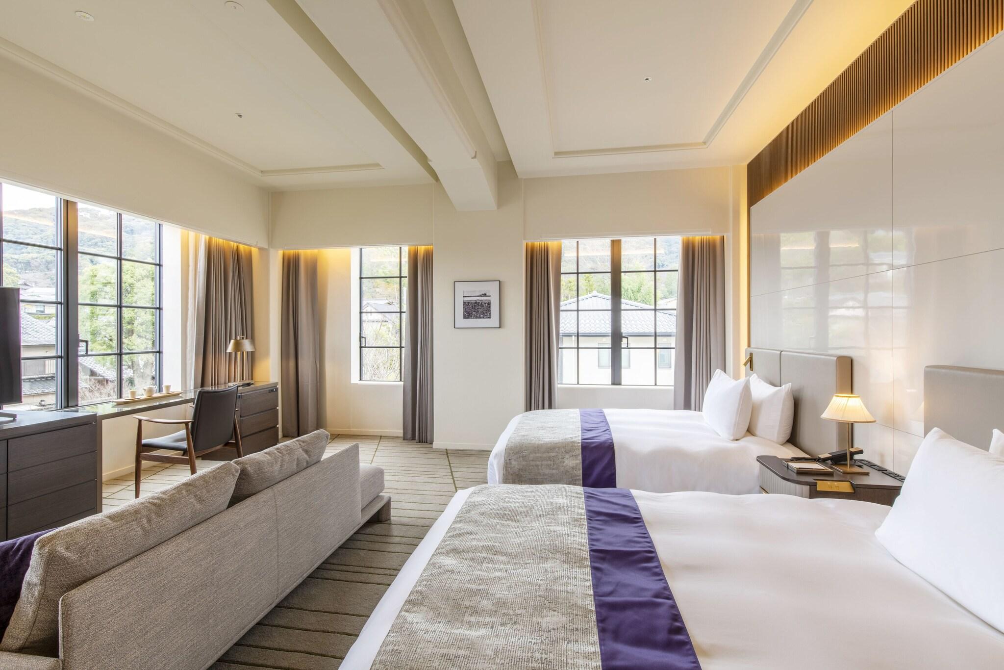 غرفة بريميوم بسريرين منفصلين، The Hotel Seiryu Kyoto Kiyomizu 2/3