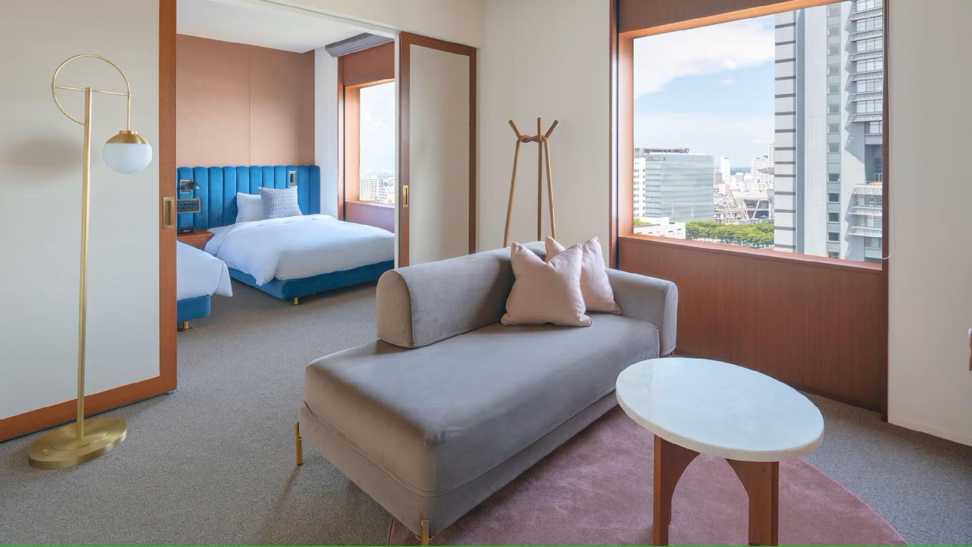 Deluxe, Suite, Twin Beds, City View, Night View, Corner