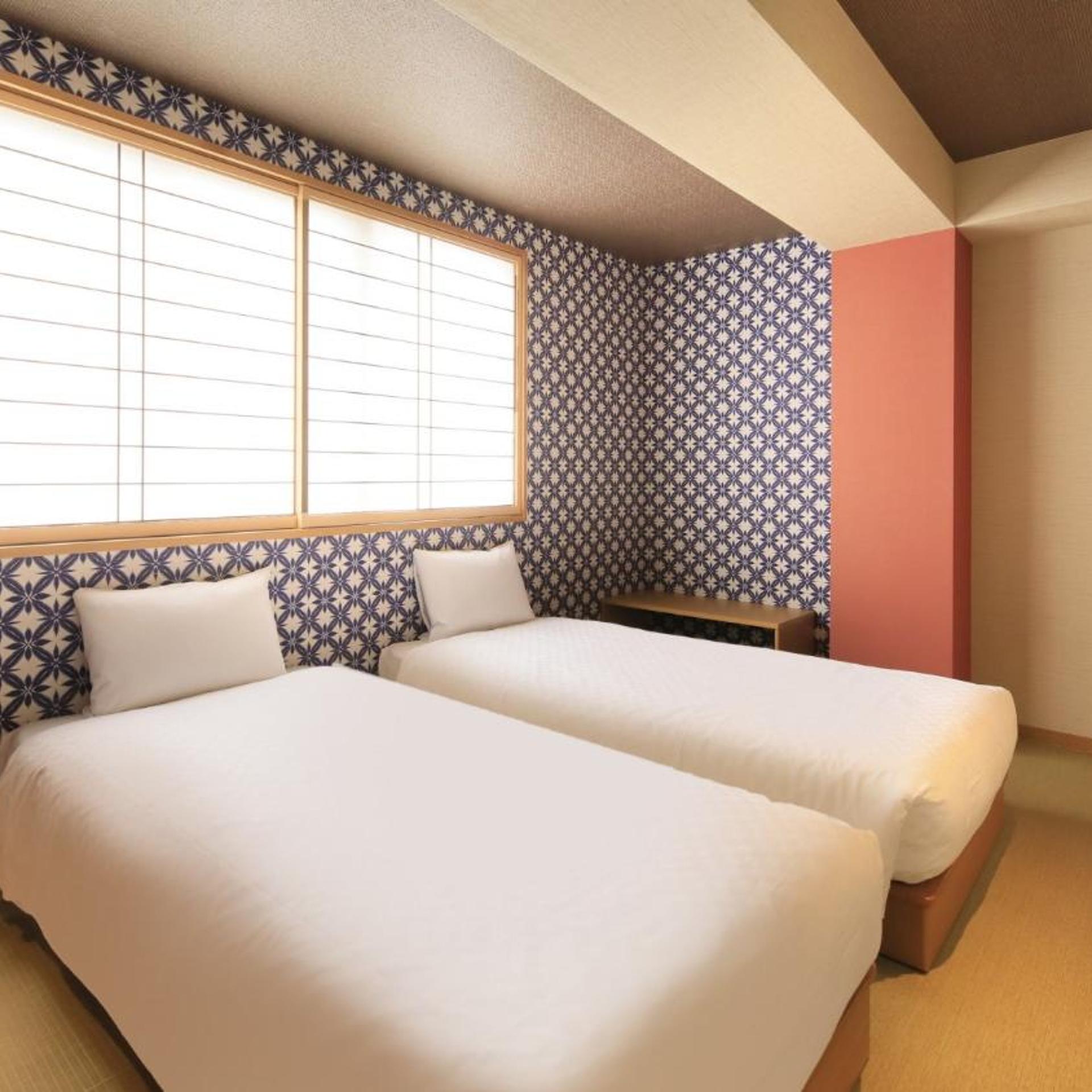 Room, Twin Beds, City View, New Building