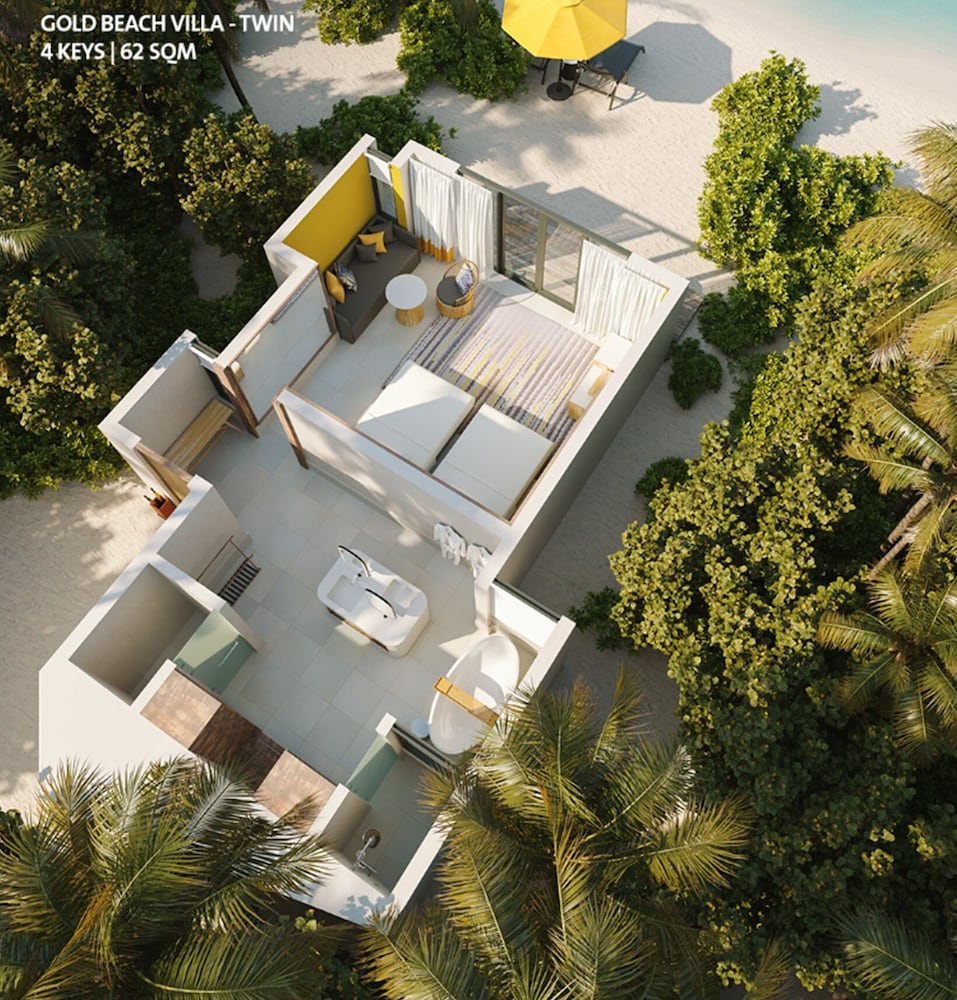 Hard Rock Hotel Maldives in Emboodhoo Lagoon