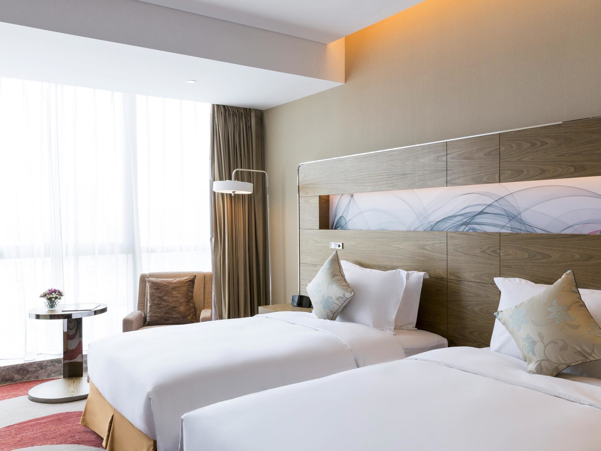 غرفة ديلوكس بسريرين منفصلين، Novotel Rizhao Suning 3/9