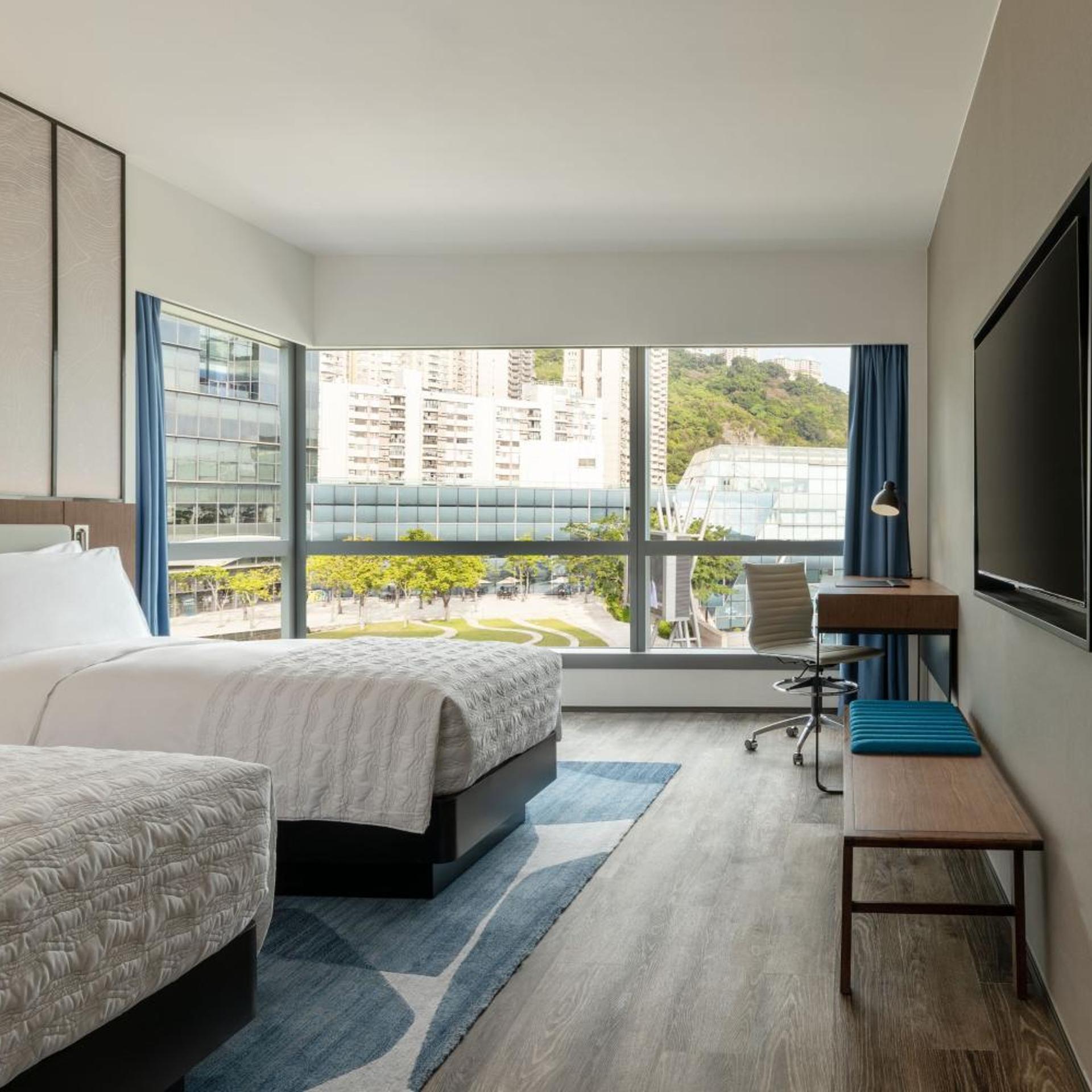 غرفة عائلية بسرير كينج وسريرين منفصلين، Le Meridien Cyberport Hotel 4/11