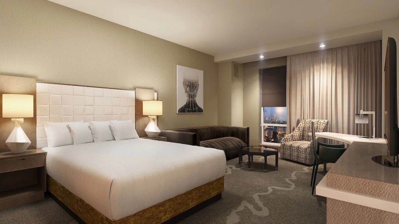Deluxe, King Bed, Sofa, Corner