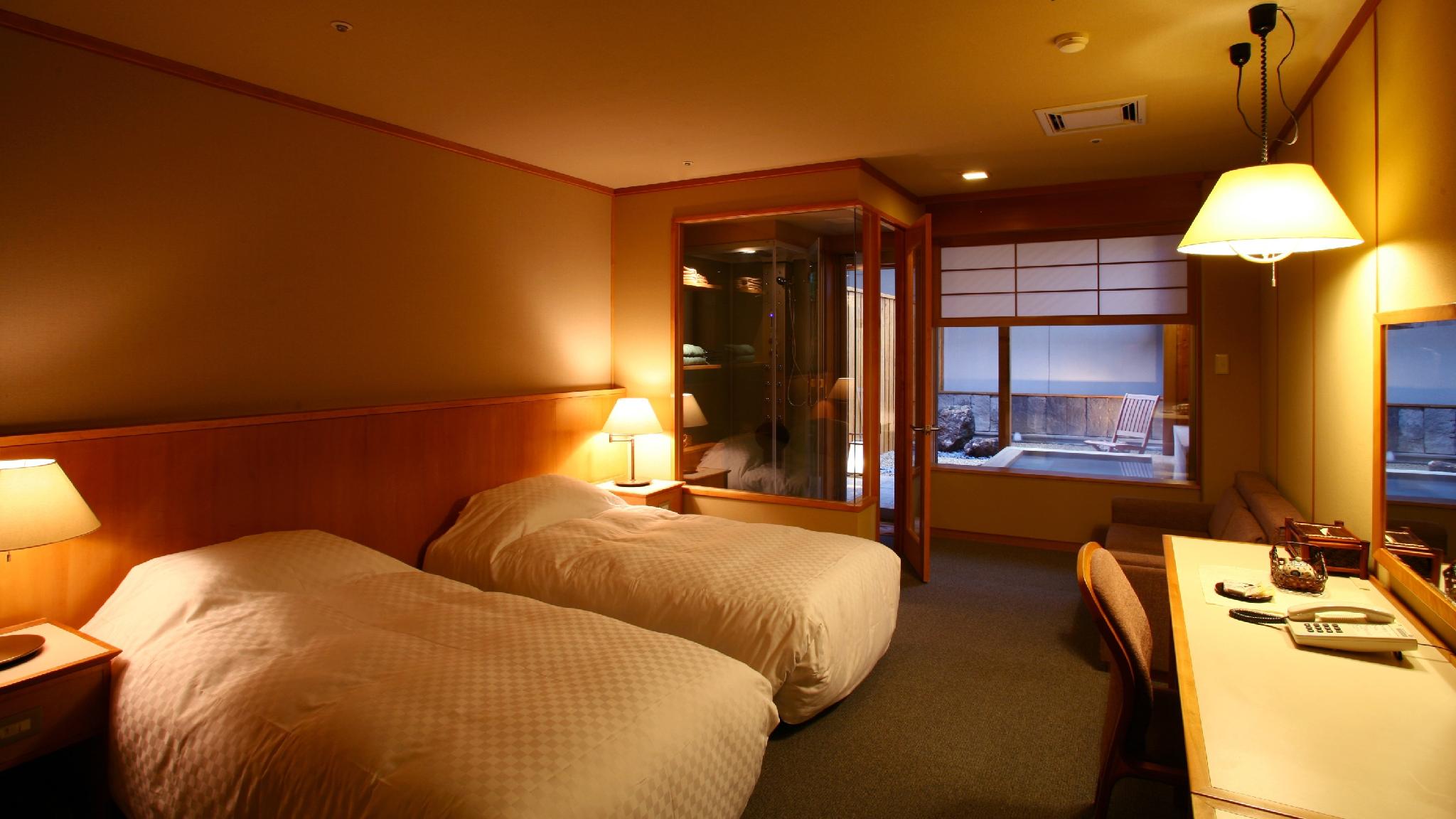Standard, Twin Beds, Mountain Side, Outdoor Bath