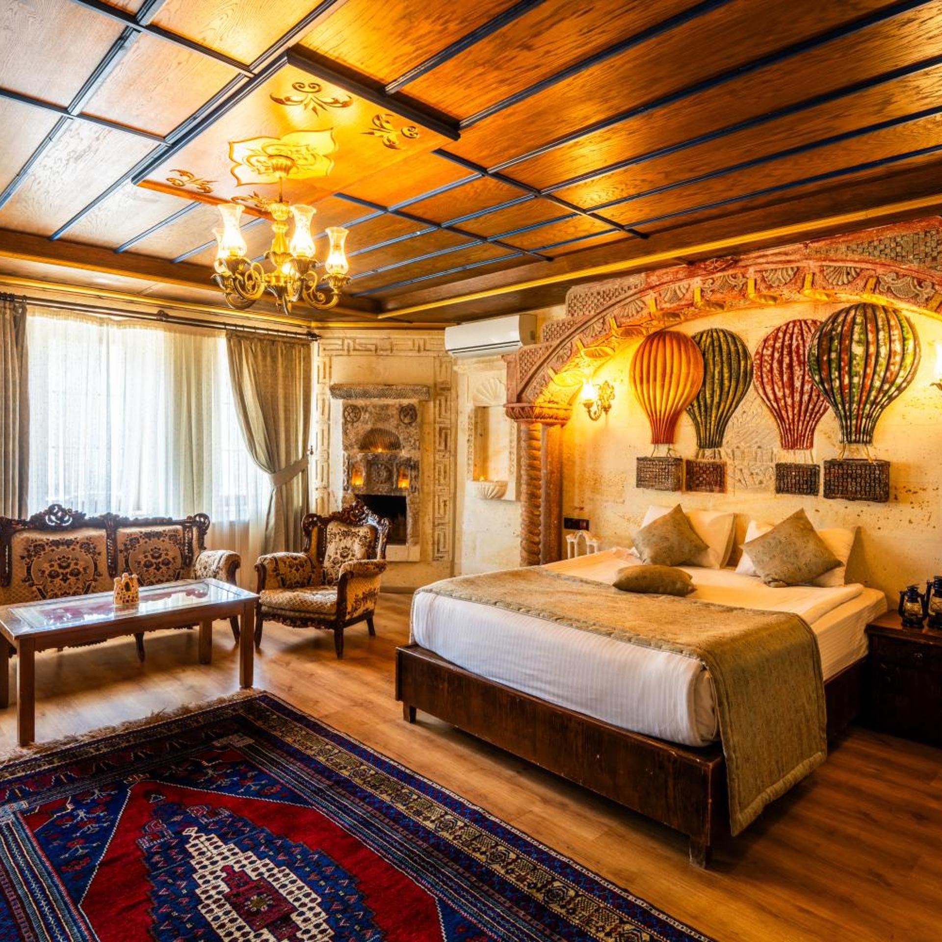 غرفة عائلية بشرفة، Empire Cave Hotel 2/10