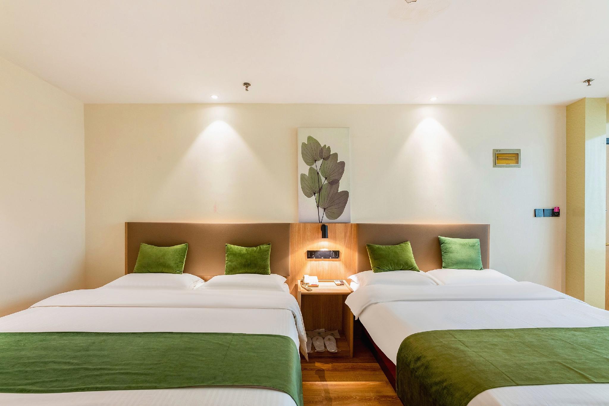 غرفة عائلية، GreenTree Inn Handan Train Station Express Hotel 2/2